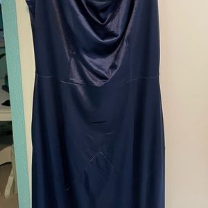 Navy blue mermaid dress, size medium zipper in the back very fitted